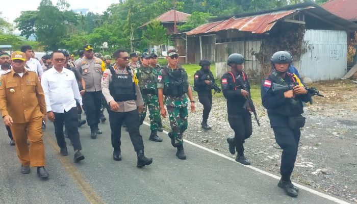 Pasca Kerusuhan, Pangdam XVII/Cenderawasih dan Kapolda Papua Kunjungi Yalimo
