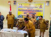 Bupati Mimika Serahkan Bantuan Sembako Dana Otsus untuk 10 Distrik