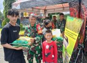 Dukung Stabilitas Harga, Kodim 1710 Mimika dan Bulog Jual 1.500 Karung Beras Dalam Gerakan Pangan Murah