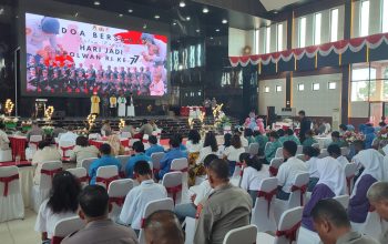Untuk Mimika Tetap Kondusif, Polres Bersama FKUB Gelar Doa Bersama Lintas Agama