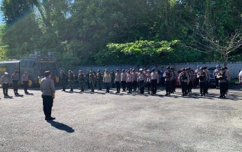 150 Personel Kawal Aksi Damai Pemuda Mimika Bersatu di Kantor DPRD