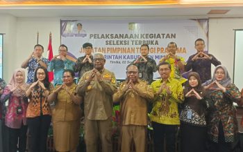 Resmi Dibuka Bupati, 59 Pejabat Eselon II Lingkup Pemda Mimika Ikut Seleksi Kompetensi Manajerial dan Sosial Kultural