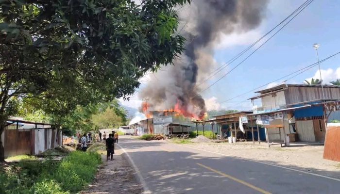 Sejumlah Kios Dibakar di Yalimo, Diduga Dipicu Ujaran Kebencian Seorang Siswa