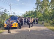 Polres Mimika Siagakan 50 Personel Amankan Pemalangan dan Perusakan Mapolsek Pomako, Buntut Kematian Seorang Warga