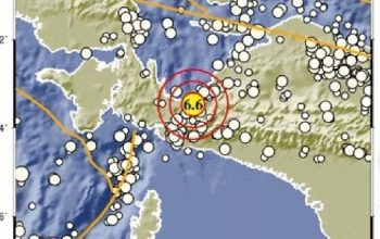 Dinihari Tadi Gempa Magnitudo 6,6 Guncang Nabire, BMKG Catat Enam Gempa Susulan