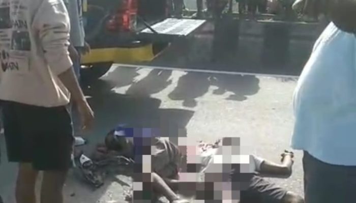 Breaking News: Pagi Ini, Dua Warga Dilaporkan Tewas Tertabrak Truk di Jalan Poros Timika – Kuala Kencana