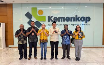 Siapkan Lompatan Besar Untuk UMKM Mimika, Samuel Yogi Temui KEMENKOP RI