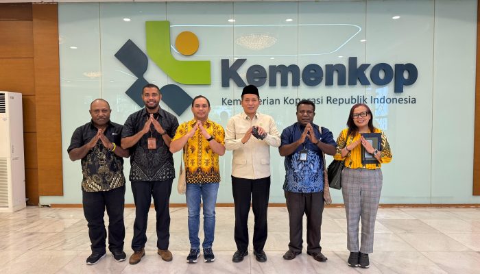 Siapkan Lompatan Besar Untuk UMKM Mimika, Samuel Yogi Temui KEMENKOP RI