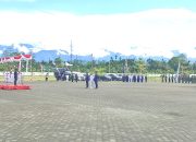 Tiga Prajurit Terima Lencana Kesetiaan di Peringatan HUT TNI ke-80 di Mimika