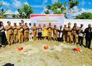 Bupati Mimika Bersama Deputi Menteri UMKM Lakukan Peletakan Batu Pertama Pembangunan Koperasi Merah Putih