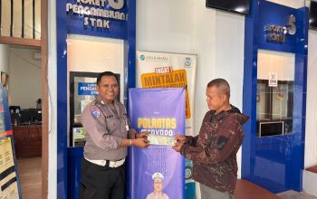 Polantas Menyapa, Unit Regident Satlantas Polres Mimika Tingkatkan Pelayanan Publik