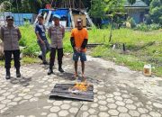 Sat Narkoba Polresta Jayapura Kota Musnahkan 276 Gram Ganja