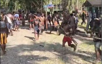 80 Personil Polisi Amankan Bentrok Dua Kelompok di Kwamki Narama Timika