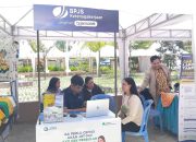 BPJS Ketenagakerjaan Edukasi Pekerja Mimika di Festival UMKM HUT ke-29 Kabupaten Mimika