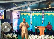 Hadiri Ibadah Syukur HUT ke- 13 Gereja GPdI Jemaat Alfa Omega Doyo Baru, Ini Harapan Bupati Yunus Wonda