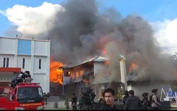 Rumah Pastori GPdI El-Shadday Wamena Terbakar, Seluruh Penghuni Selamat