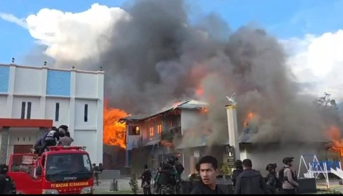 Rumah Pastori GPdI El-Shadday Wamena Terbakar, Seluruh Penghuni Selamat