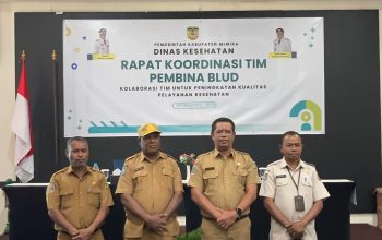Rakor Tim Pembina BLUD Dinkes Mimika Perkuat Tata Kelola dan Mutu Layanan Kesehatan
